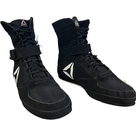Reebok Boxing MMA UFC Boots CN4738, Mayweather, Strap/Buckle, Men's Size 12 - Picture 3 of 9